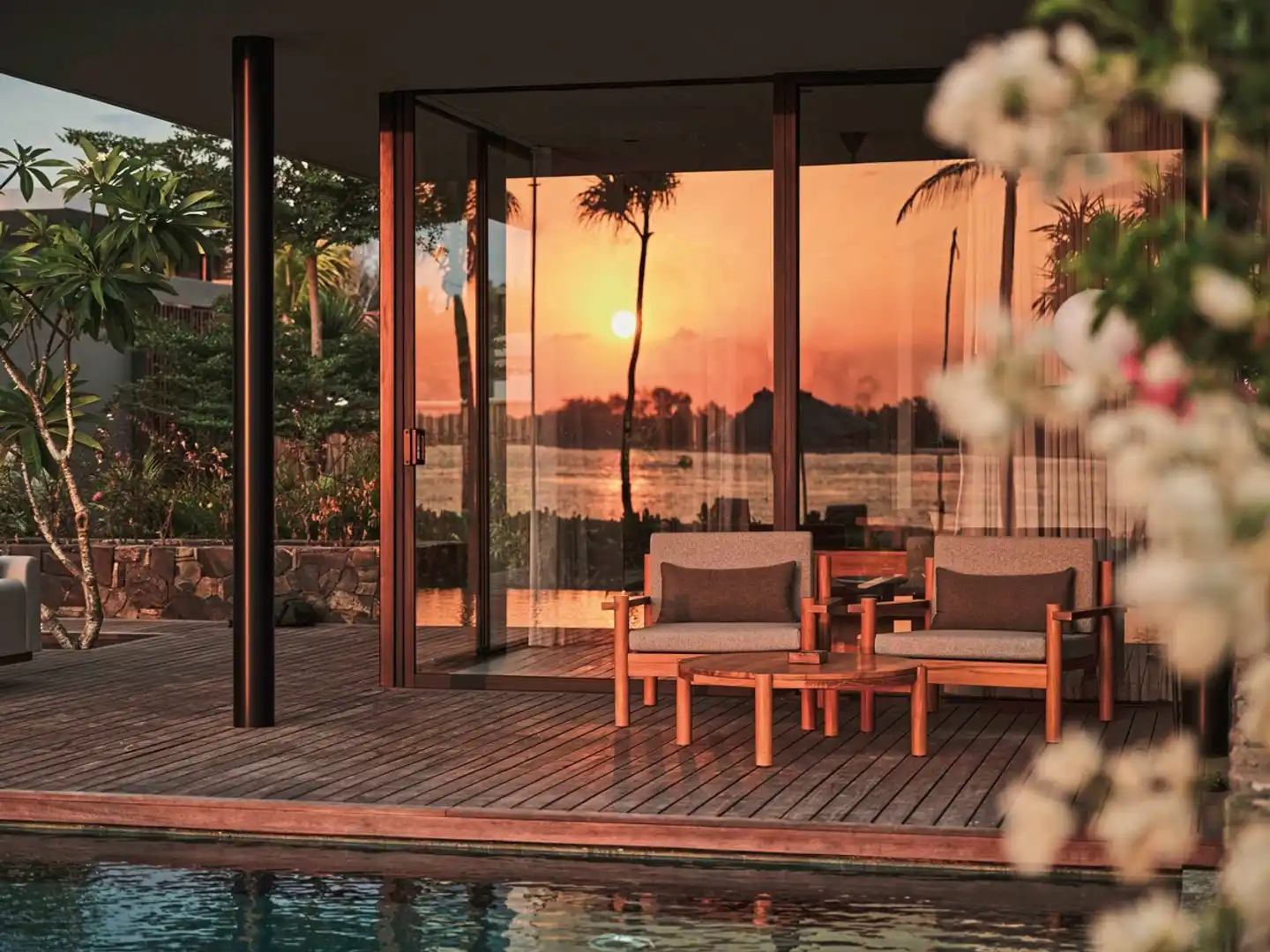 BASK Gili Meno Terrasse