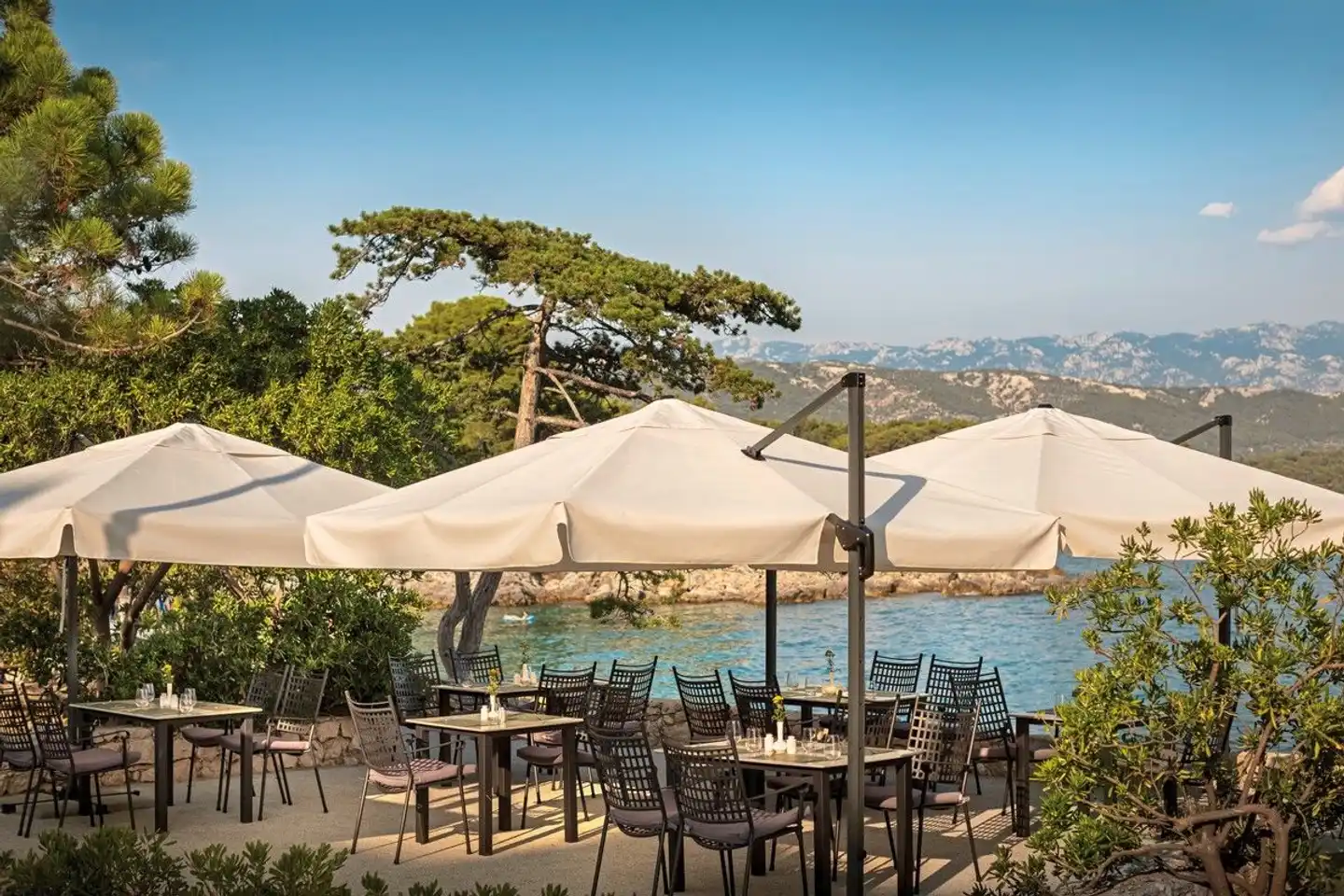 Valamar Carolina Hotel & Villas Terrasse