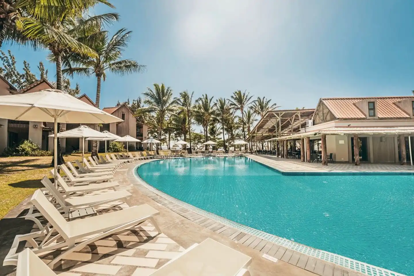 Crystals Beach Resort Belle Mare Pool