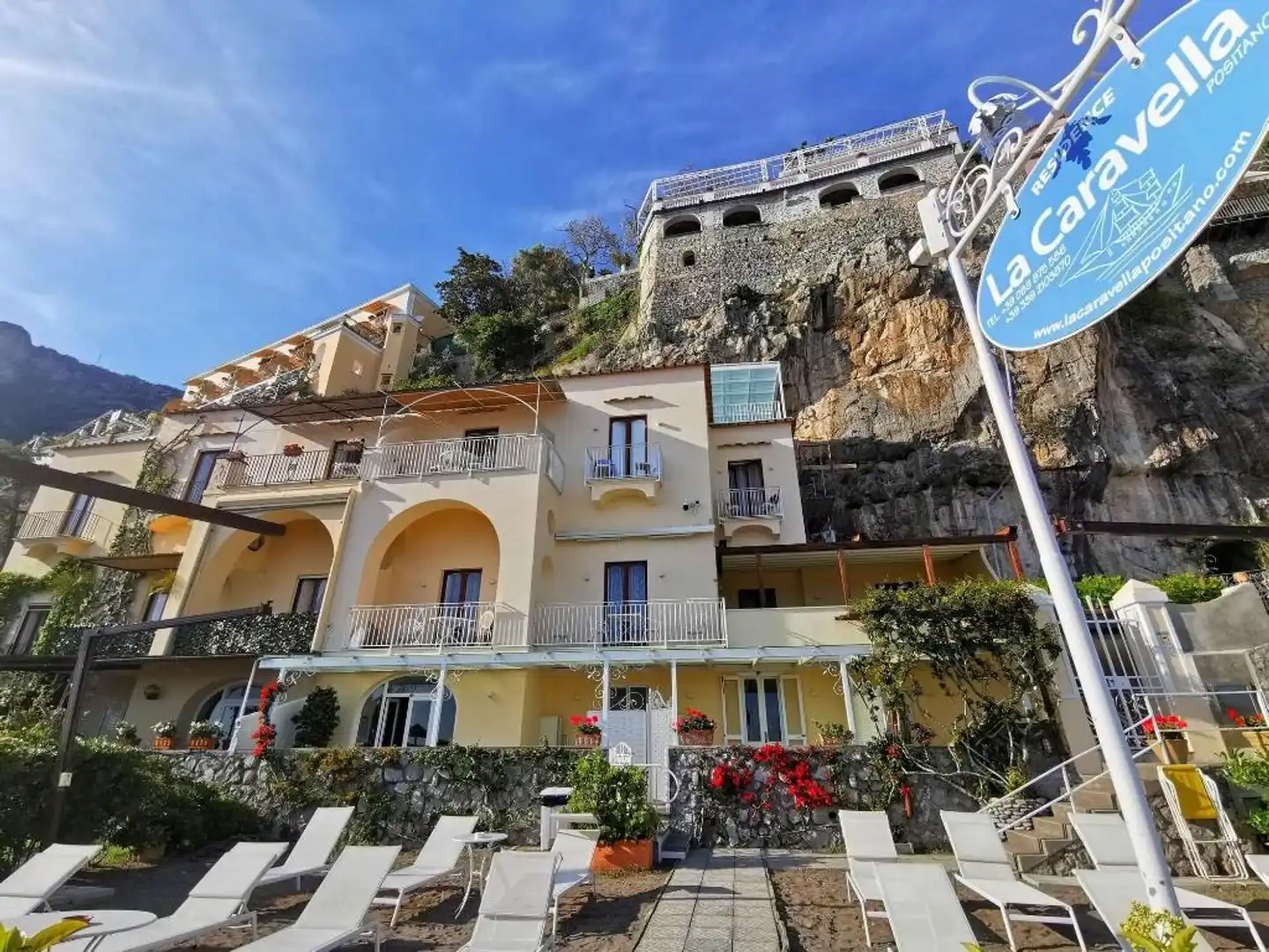 La Caravella Positano Aussenansicht