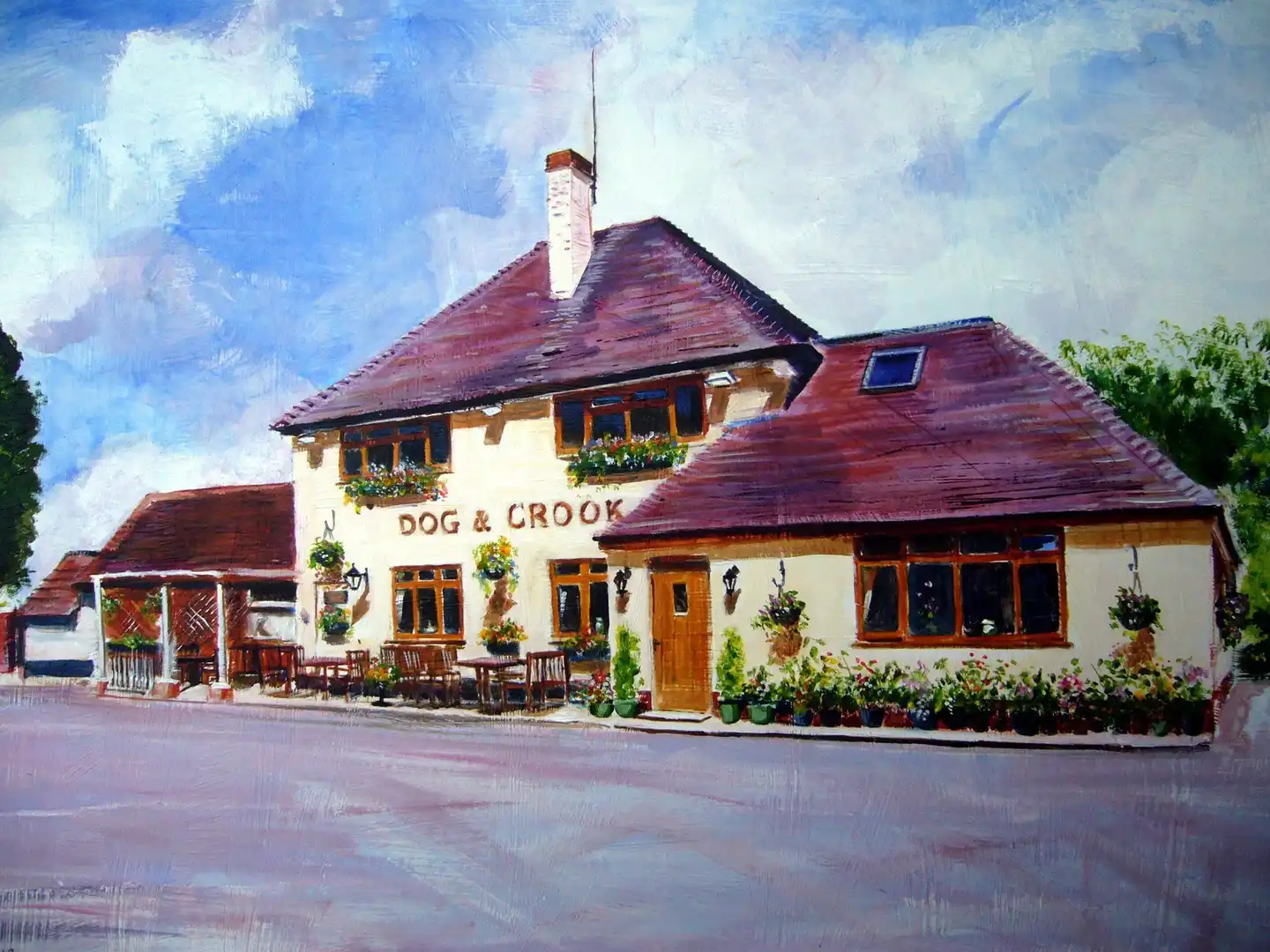 Dog & Crook Braishfield Aussenansicht