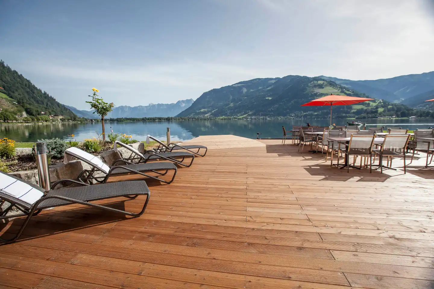 Seevilla Freiberg Terrasse
