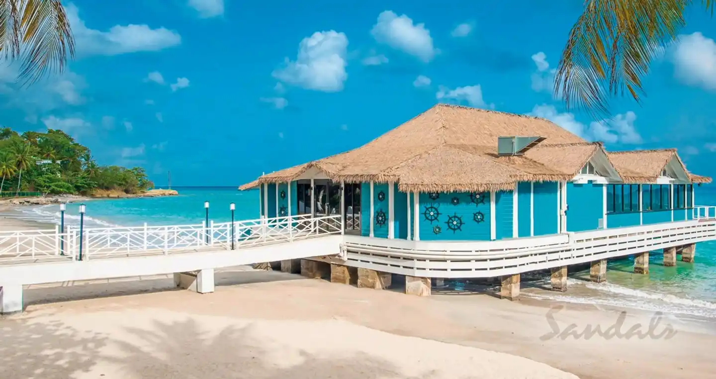 Sandals Halcyon Beach Terrasse