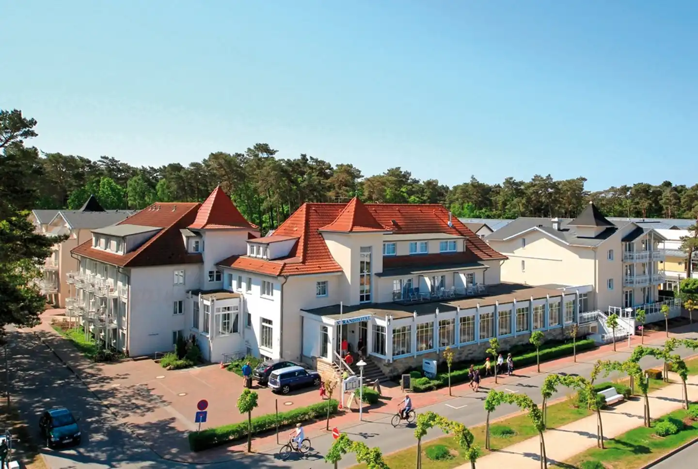 R&R Strandhotel Baabe Aussenansicht