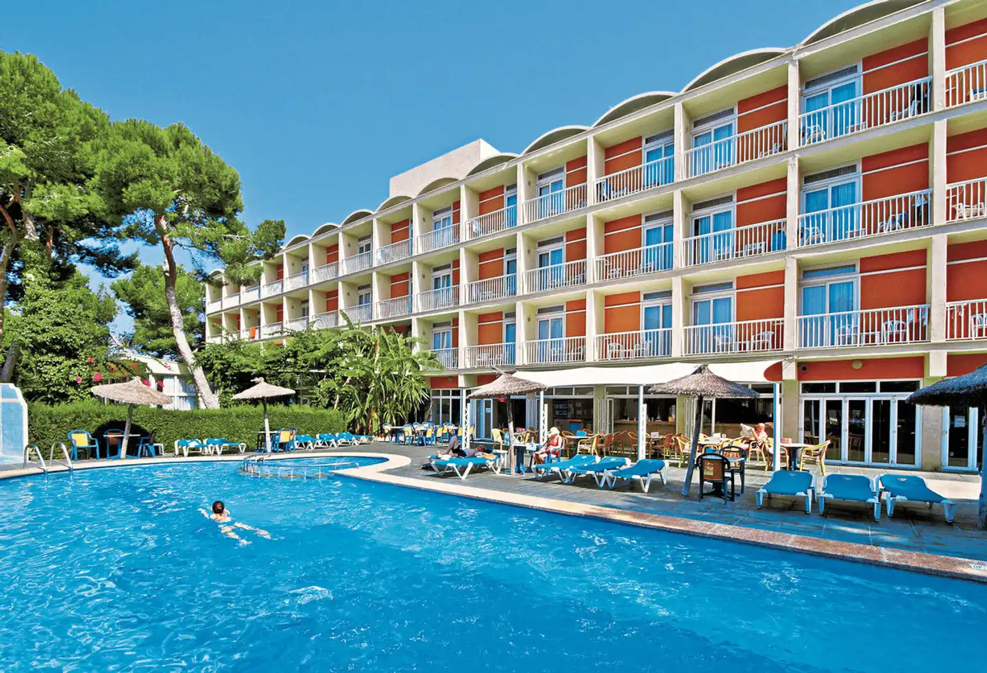 Isla de Cabrera Hotel Aussenansicht