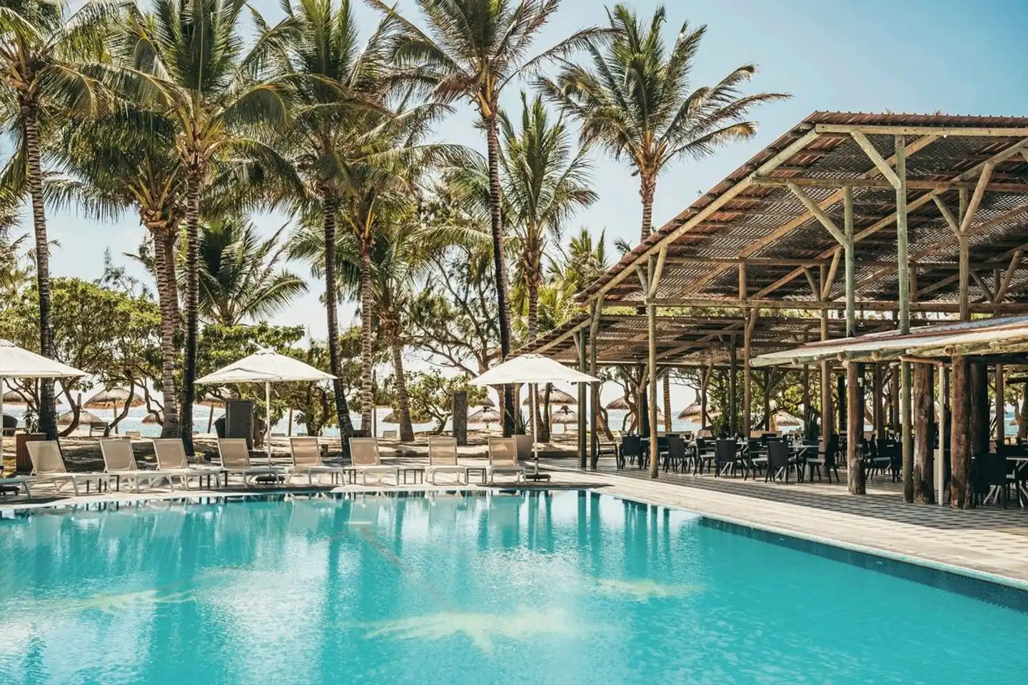 Crystals Beach Resort Belle Mare Pool