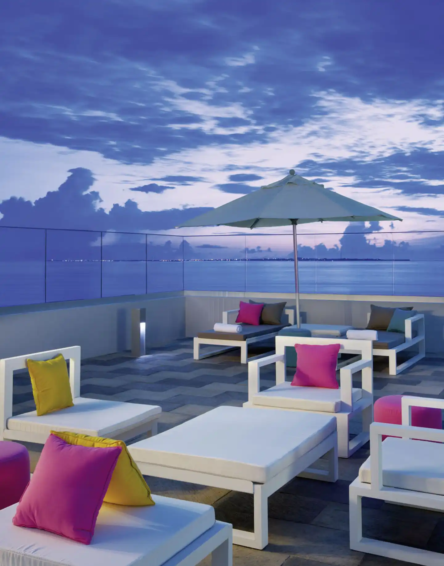 Aloft Cancun Terrasse