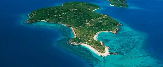 Barefoot Manta Island Resort Fiji Landschaft