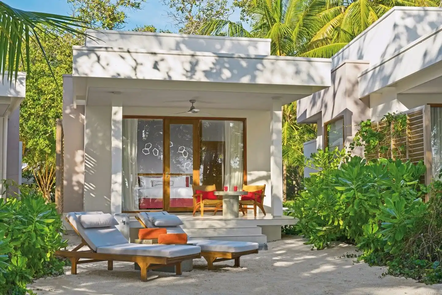 Dhigali Maldives Terrasse