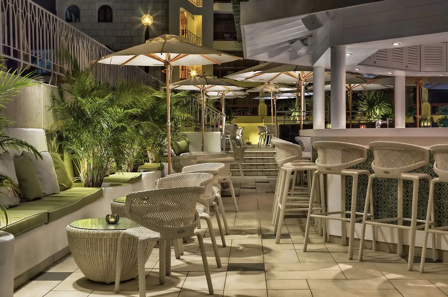 Seaside Sandy Beach Terrasse