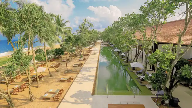 Pandanus Beach Resort & Spa Terrasse