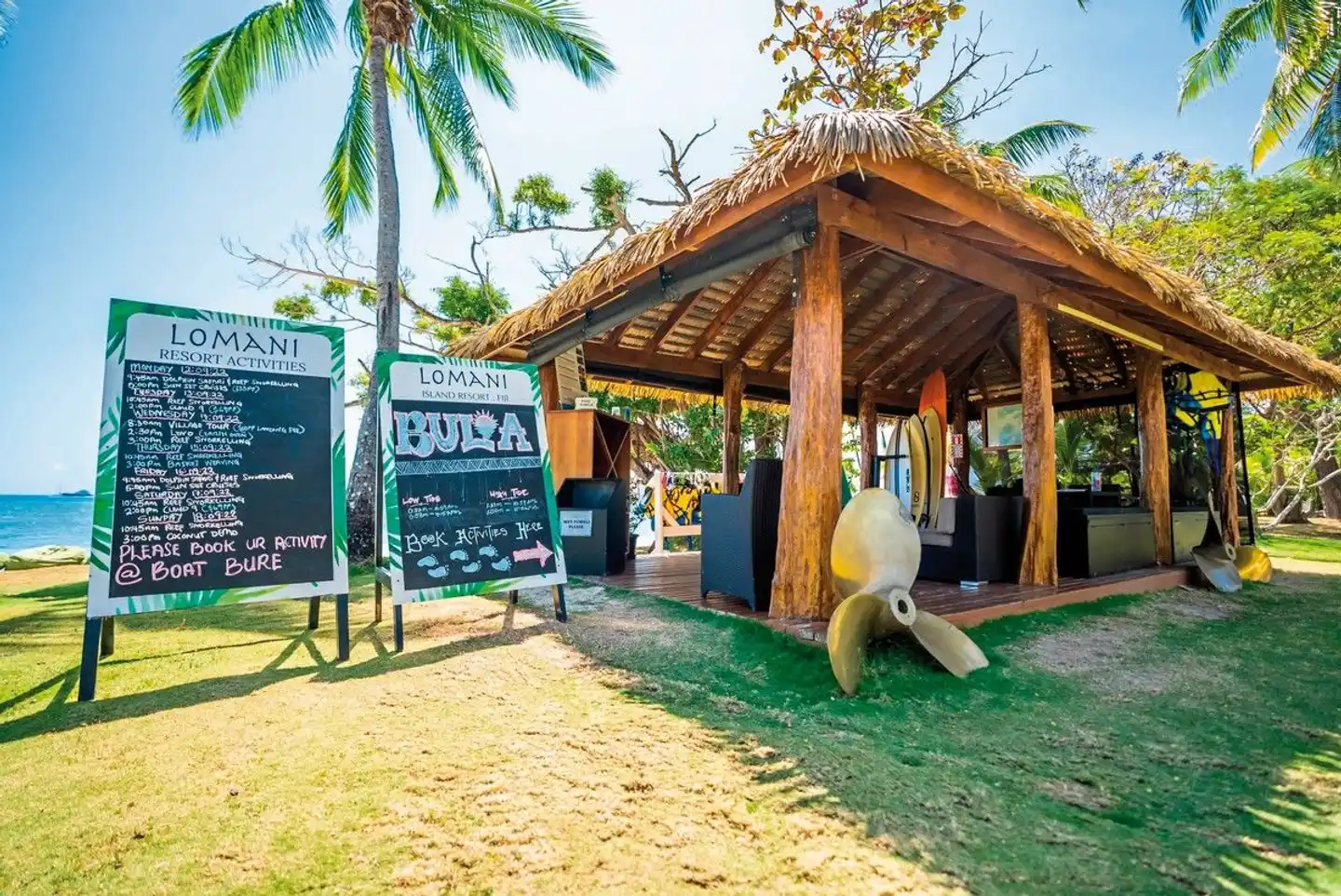Lomani Island Resort Aussenansicht