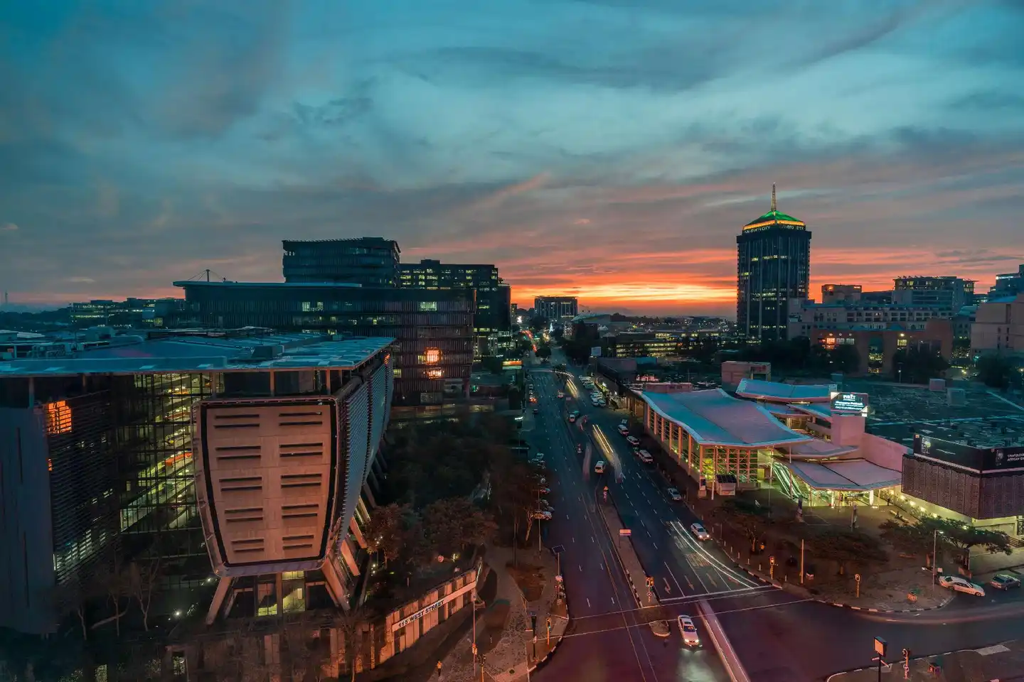 Radisson Blu Gautrain Hotel, Sandton Johannesburg Aussenansicht