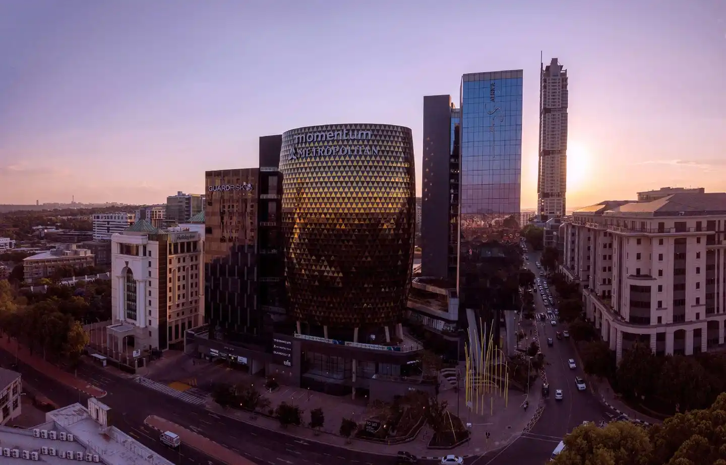 Radisson Blu Gautrain Hotel, Sandton Johannesburg Aussenansicht