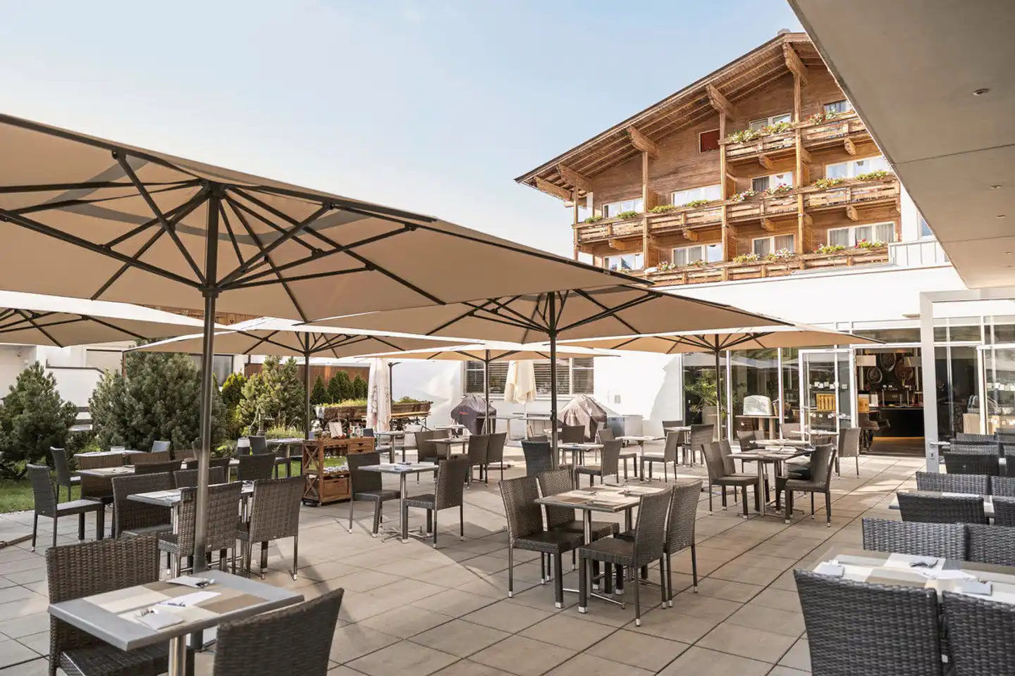 alpenhotel Kaiserfels Terrasse