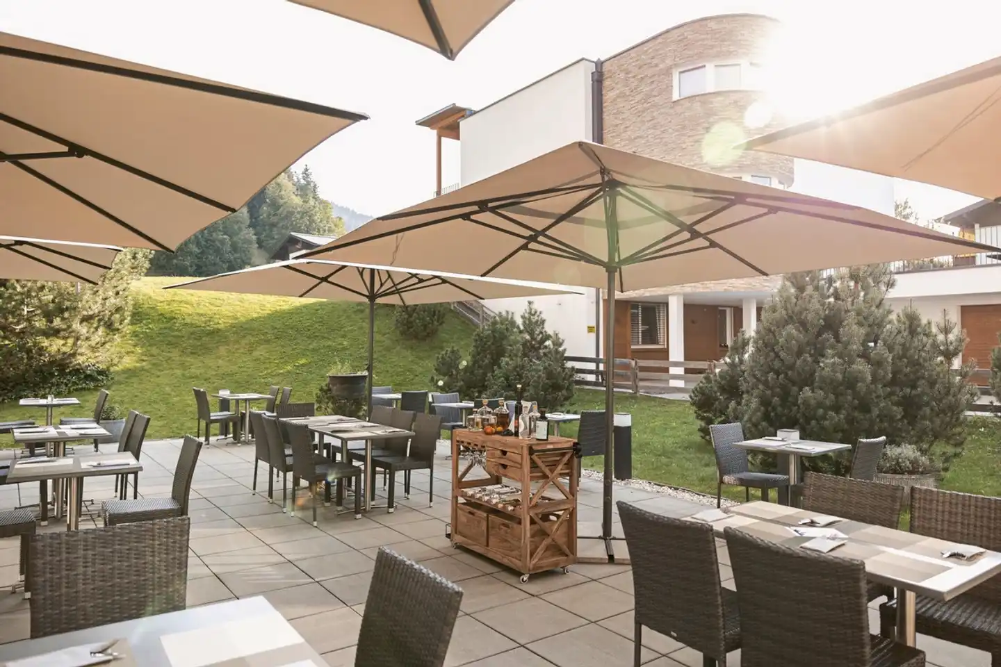 alpenhotel Kaiserfels Terrasse