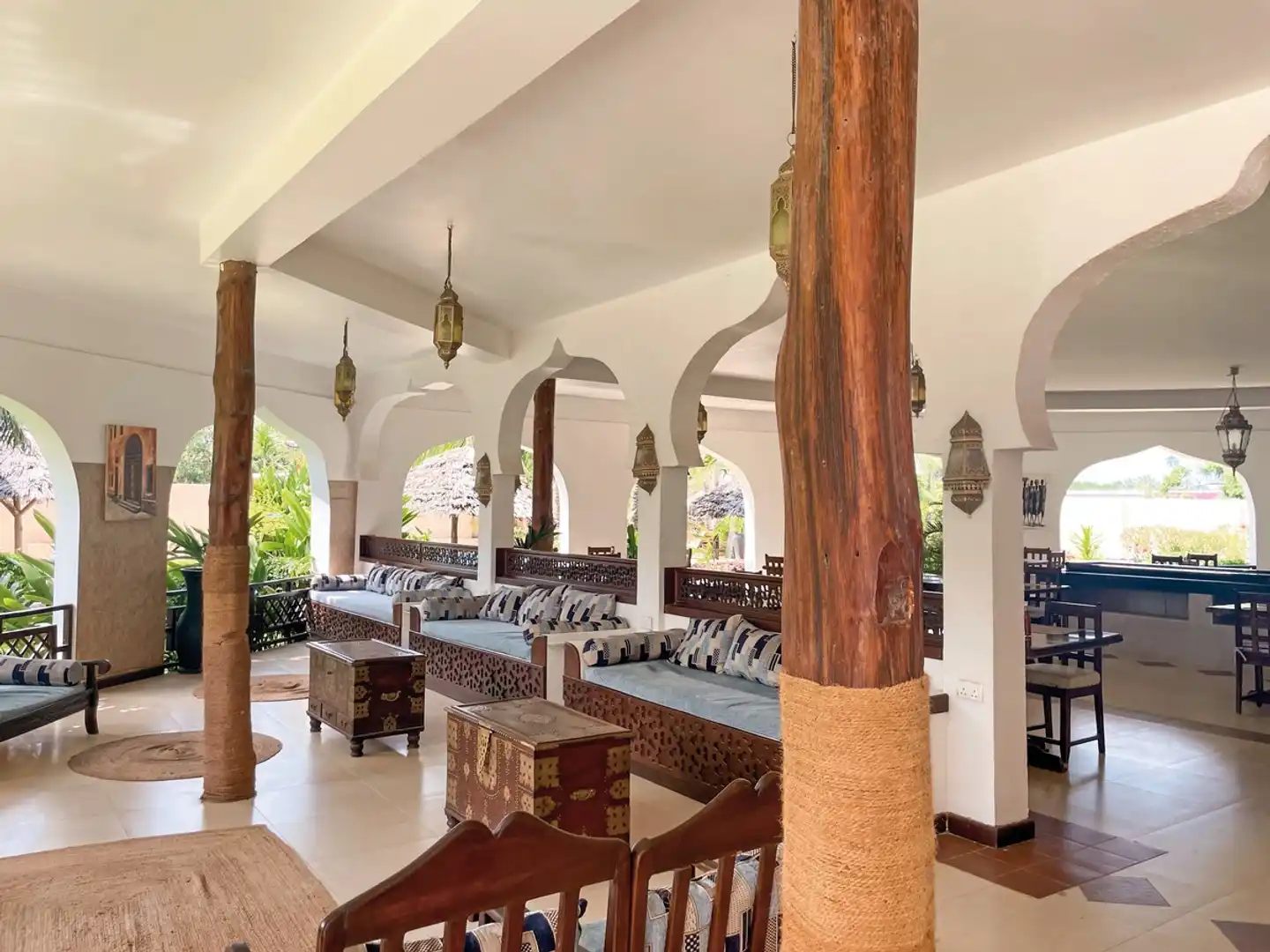Lion in the Sun Billionaire Retreat Malindi Terrasse