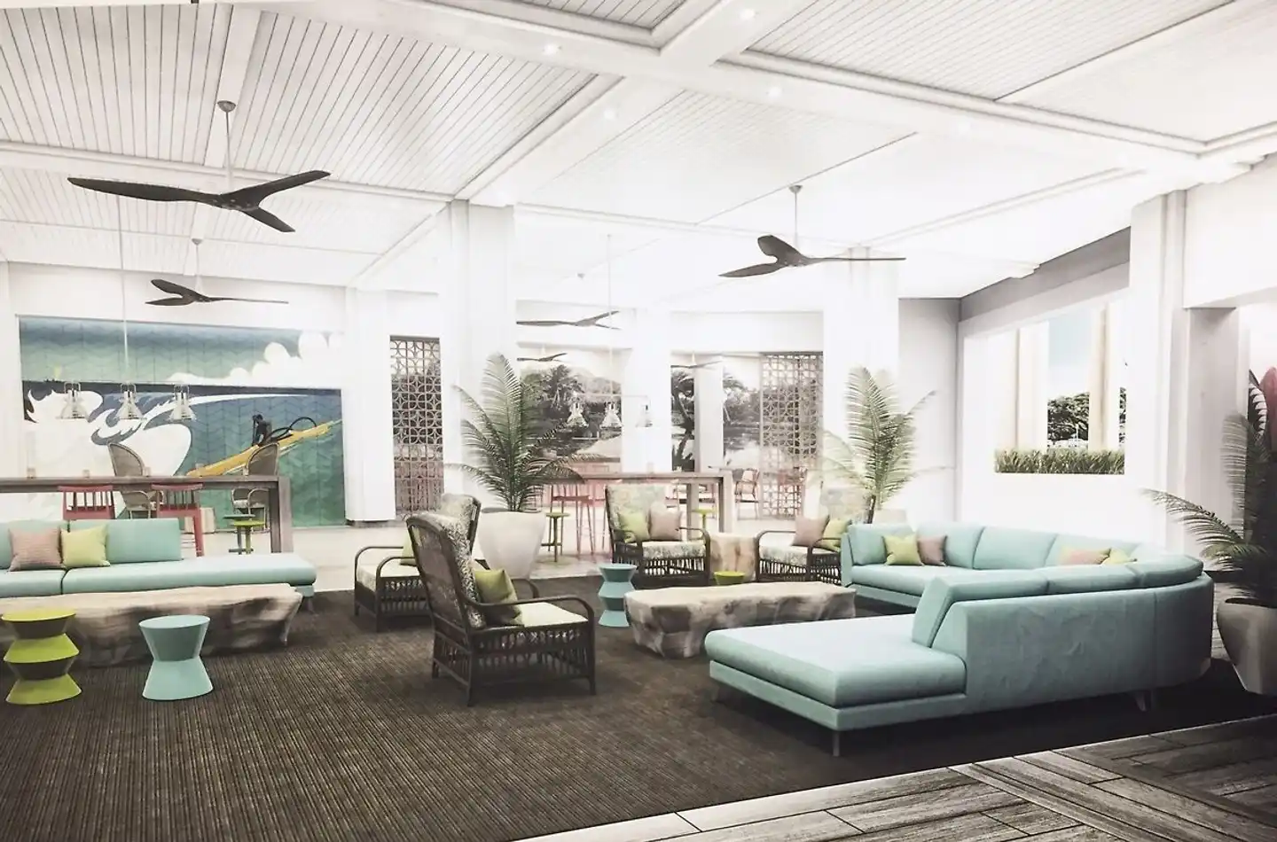 Queen Kapiolani Hotel Lobby