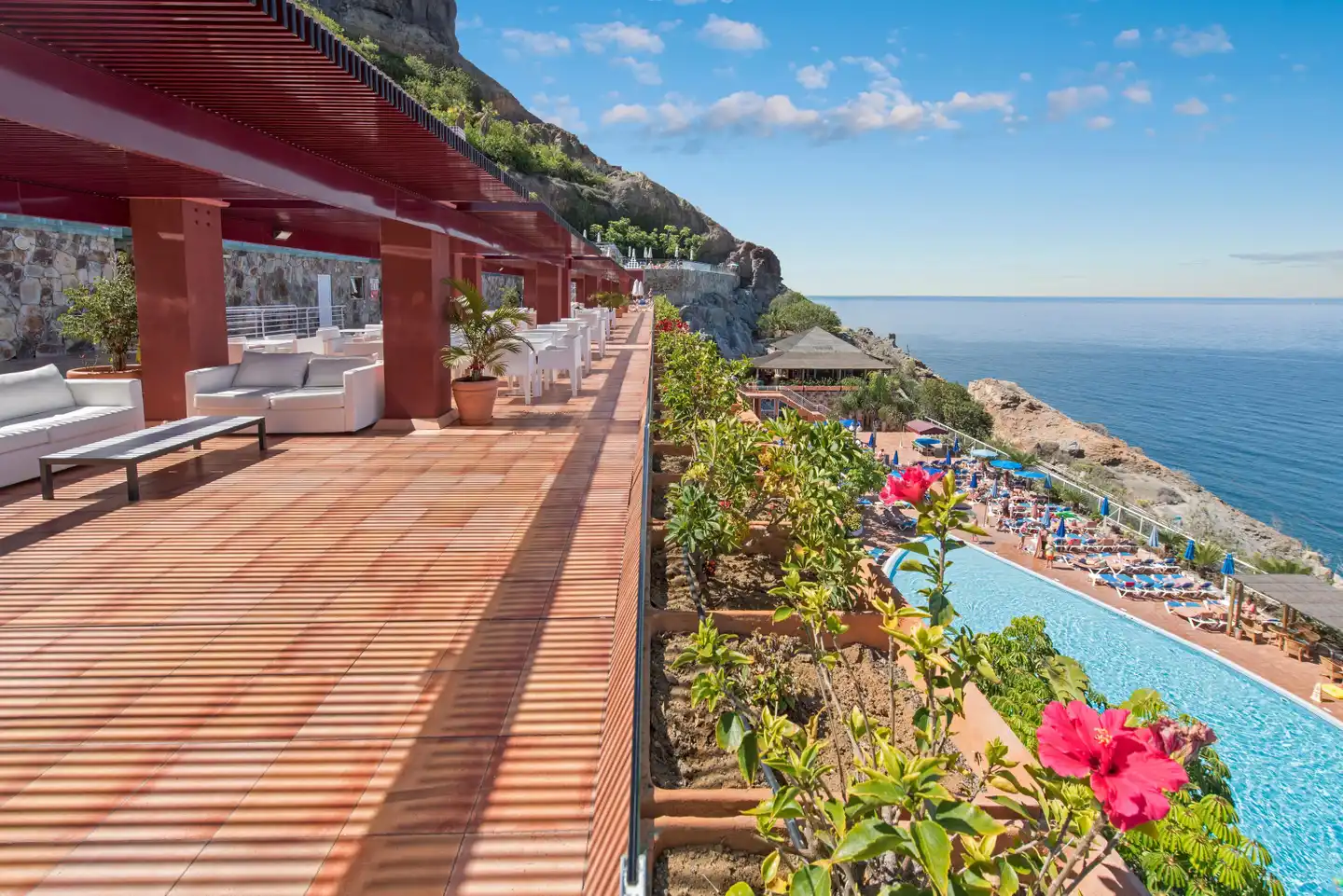 Mogán Princess & Beach Club Terrasse