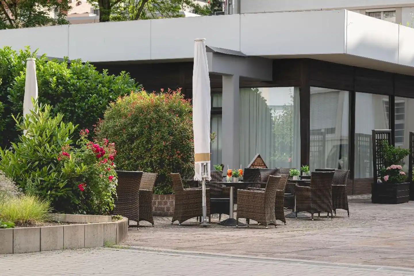 Leonardo Hotel Heidelberg City Center Terrasse