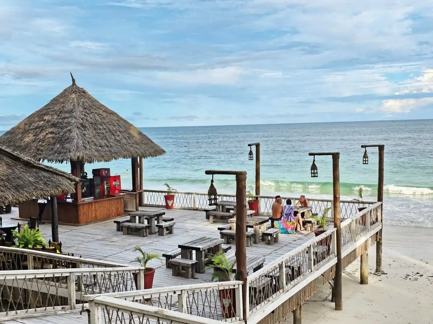 Kilifi Bay Beach Resort Terrasse