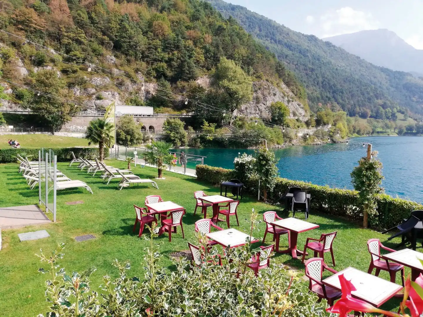 Hotel Lido Ledro Garten