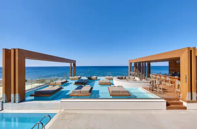 Enorme Santanna Beach Terrasse