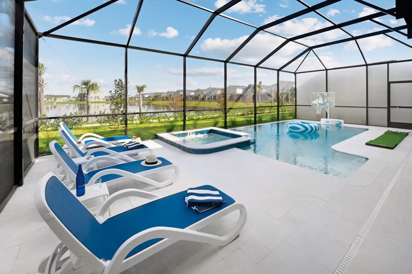 Villatel Orlando Resort Apartments Hallenbad