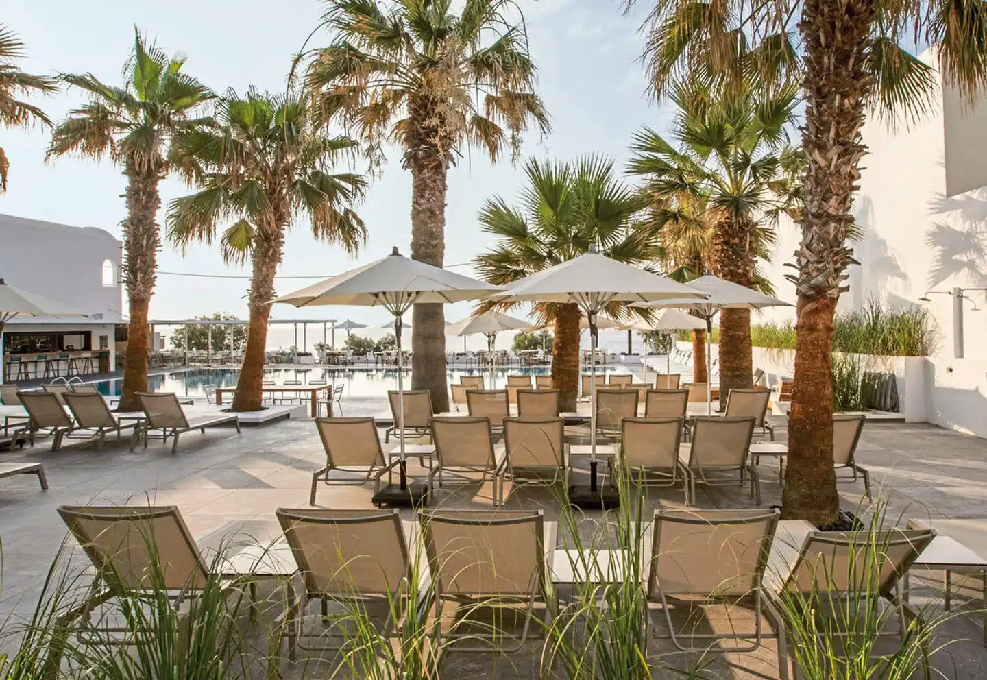 Kamari Beach Terrasse