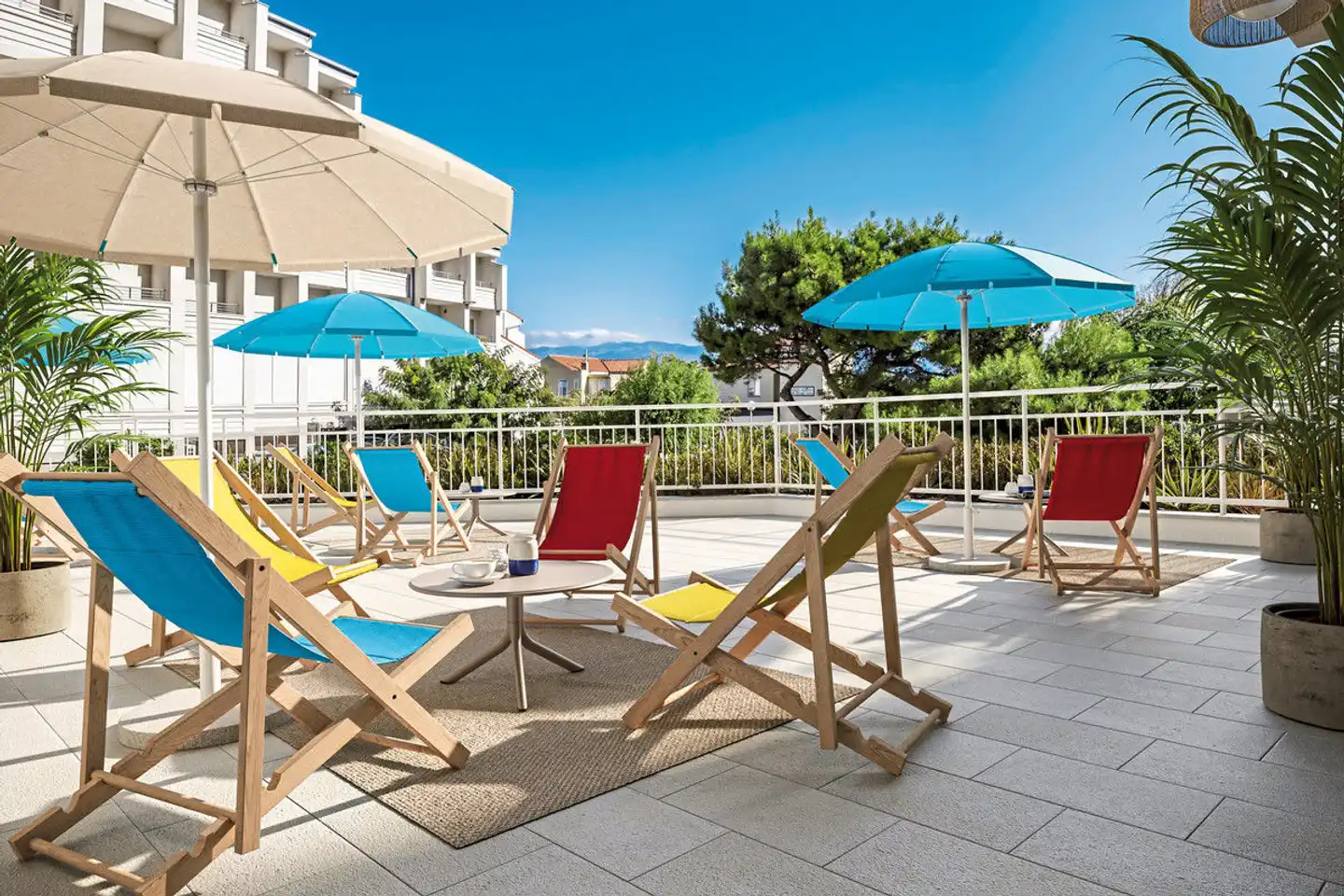 Sunny Baska Hotel by Valamar (ex. Corinthia) Terrasse