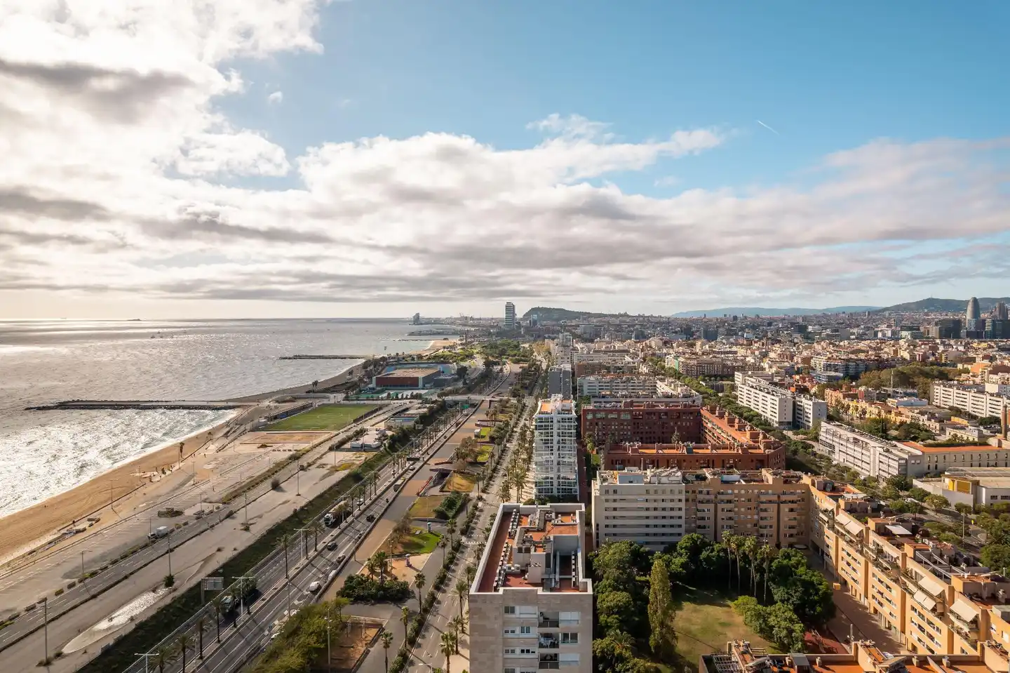 Hotel Catalonia Barcelona Beach Landschaft