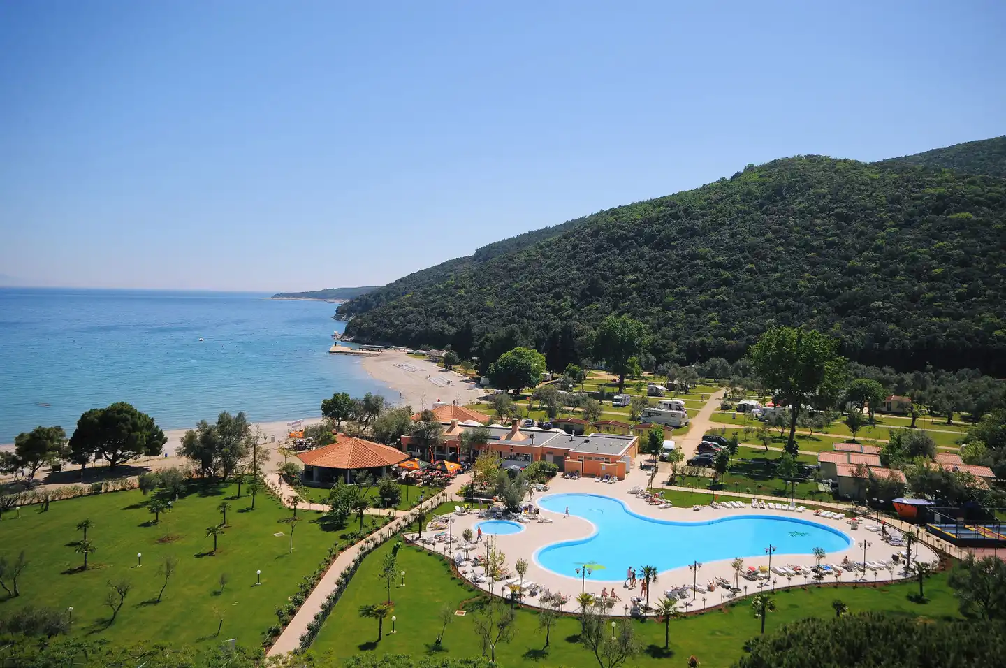 Oliva Camping Mobilehomes Pool