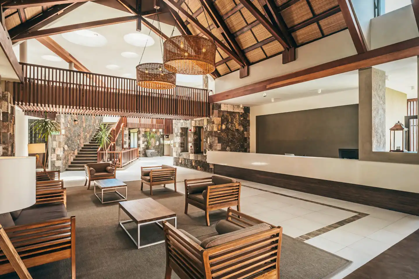 Crystals Beach Resort Belle Mare Lobby