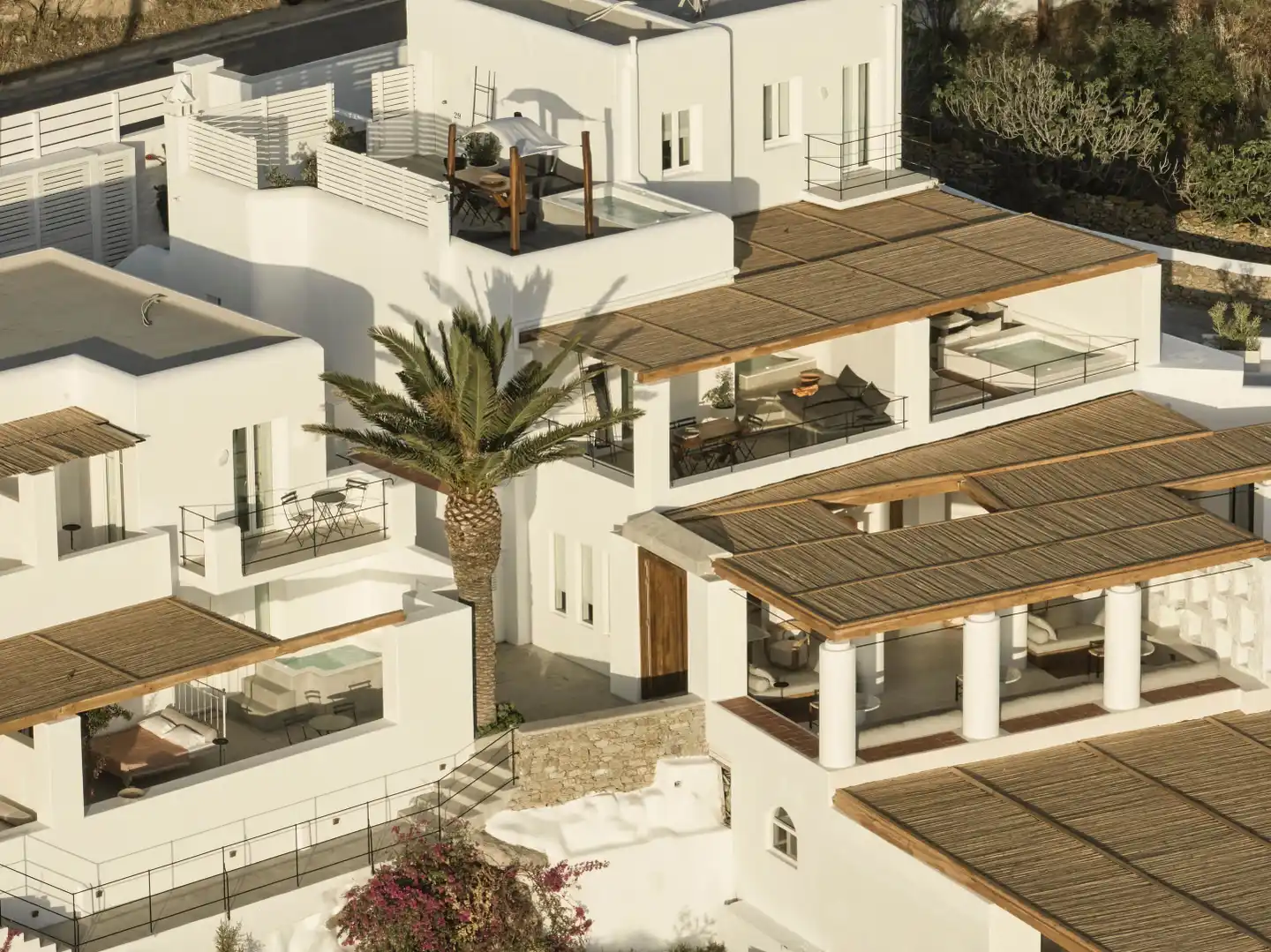 Boheme Mykonos Luftaufnahme