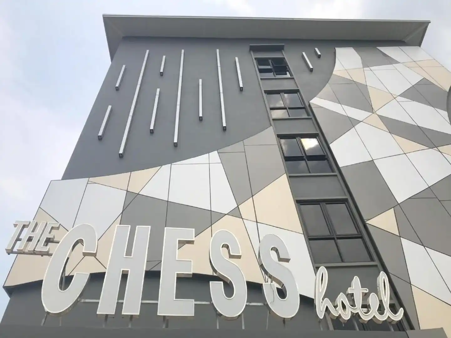 The chess hotel Aussenansicht