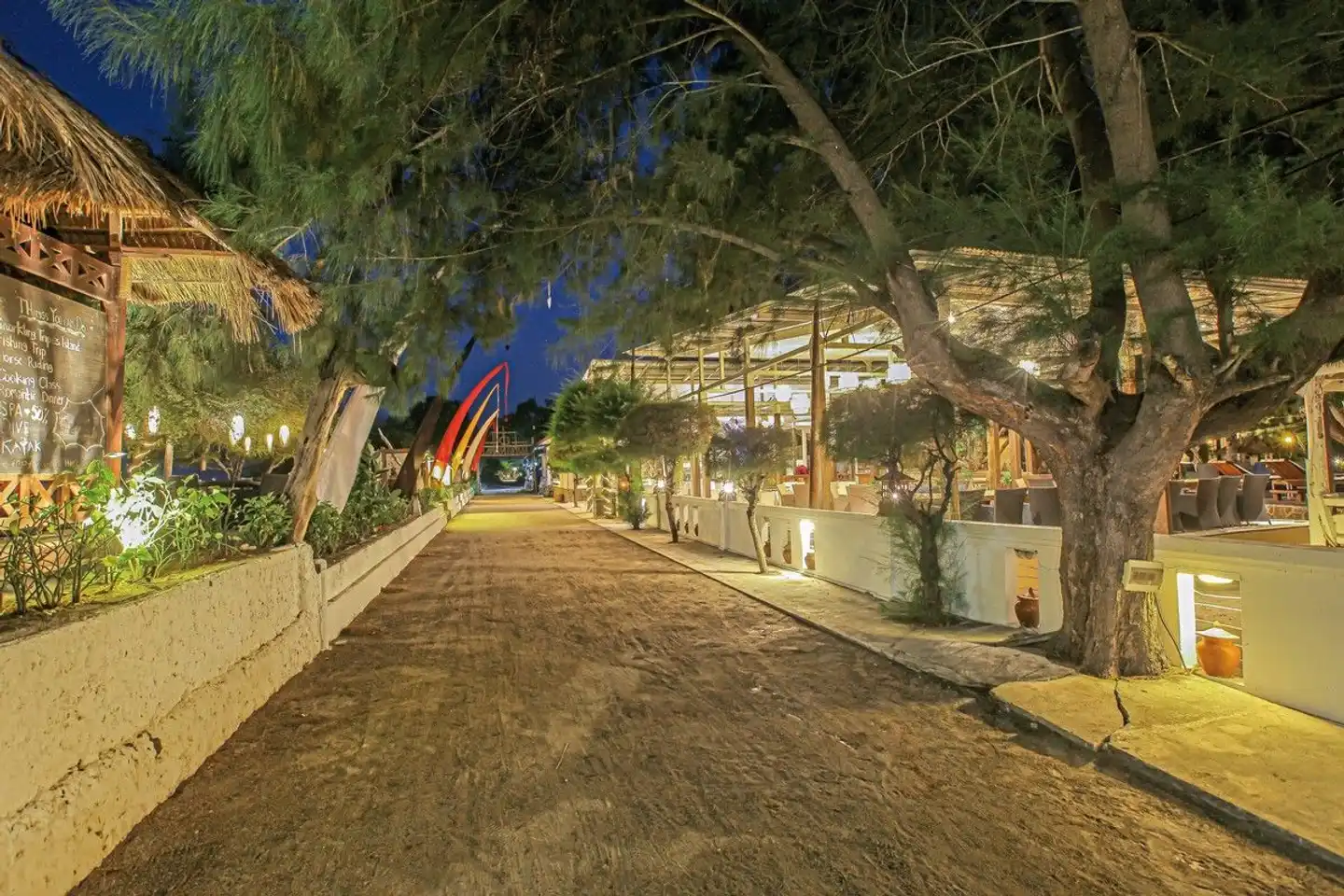 Jambuluwuk Oceano Resort Gili Trawangan Landschaft