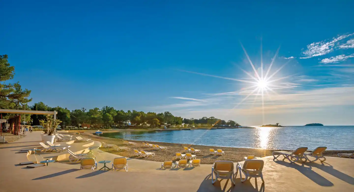 Camping Valkanela Terrasse