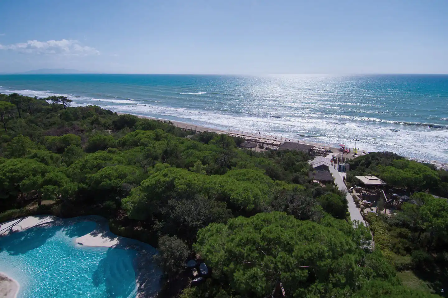 Resort Roccamare Landschaft