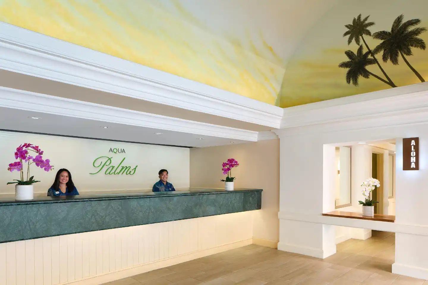 Aqua Palms Waikiki Lobby