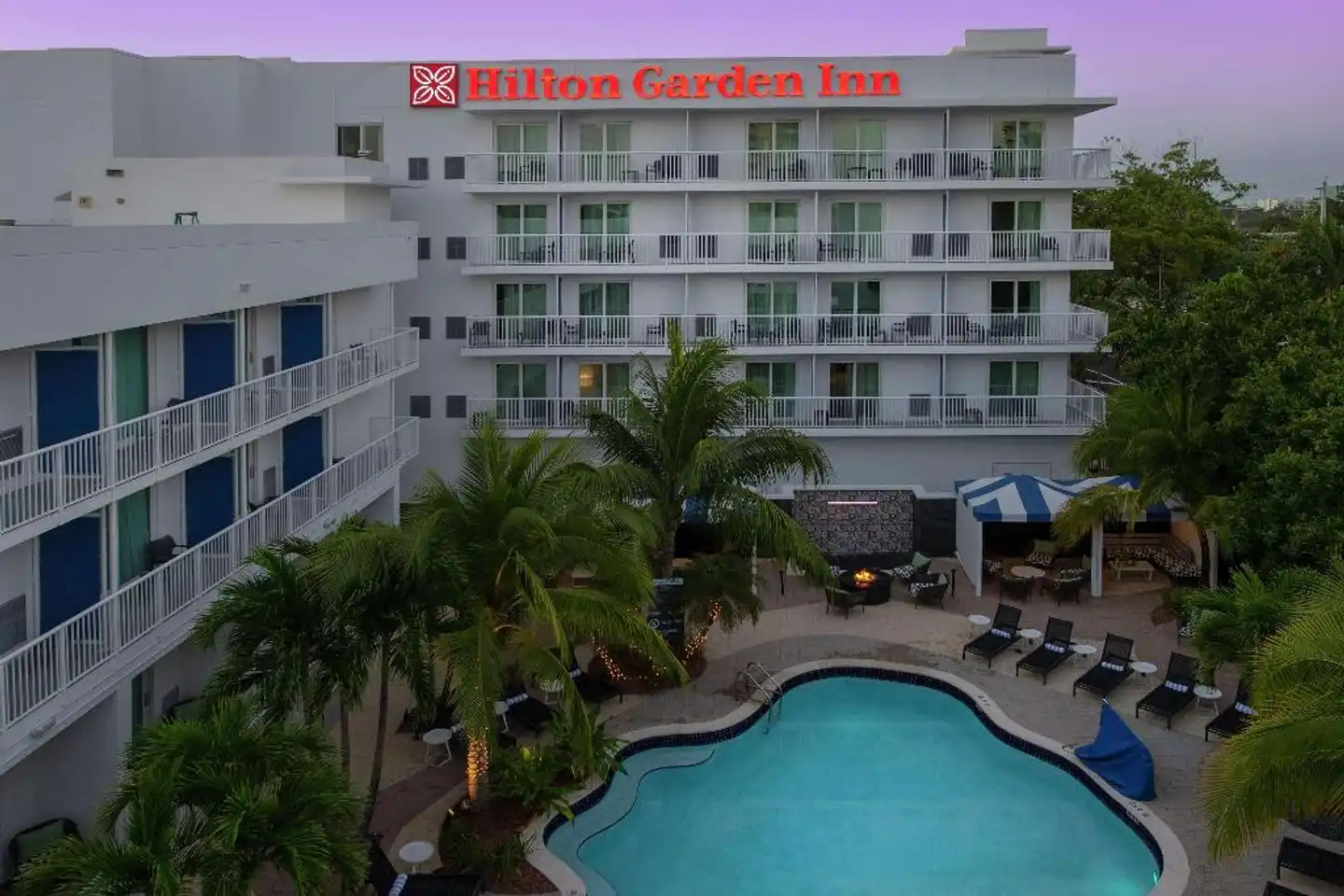 Hilton Garden Inn Miami Brickell South Aussenansicht