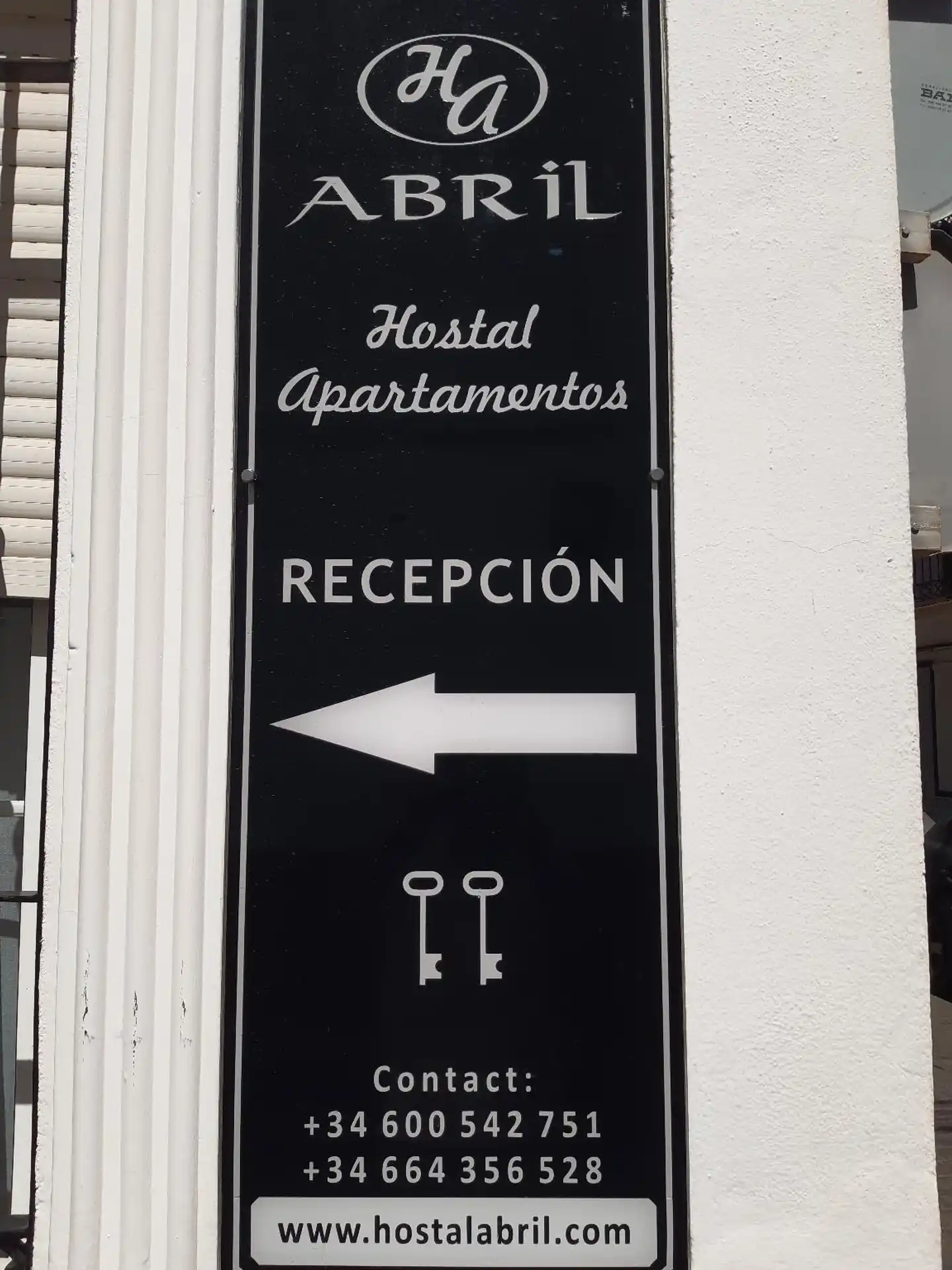 Hostal Abril Landkarte