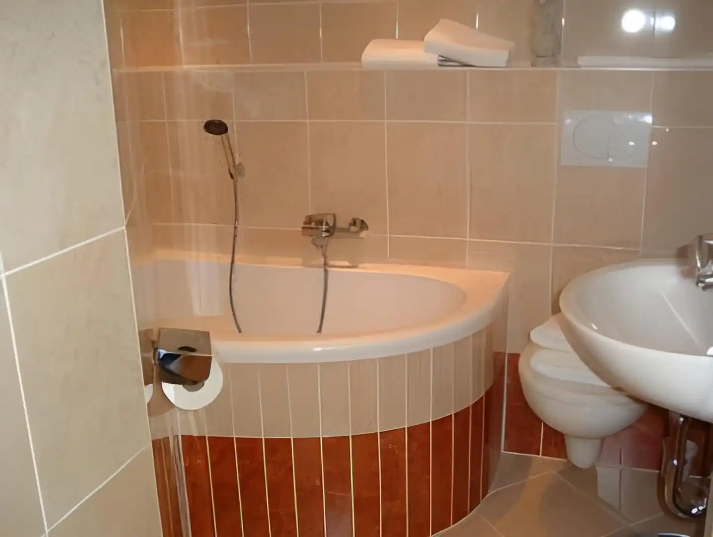 Schöne Aussicht Badezimmer