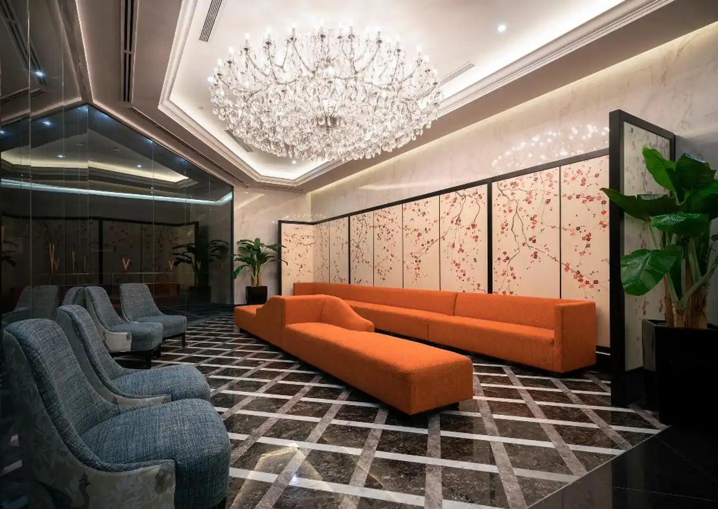 V Hotel Lavender Lobby