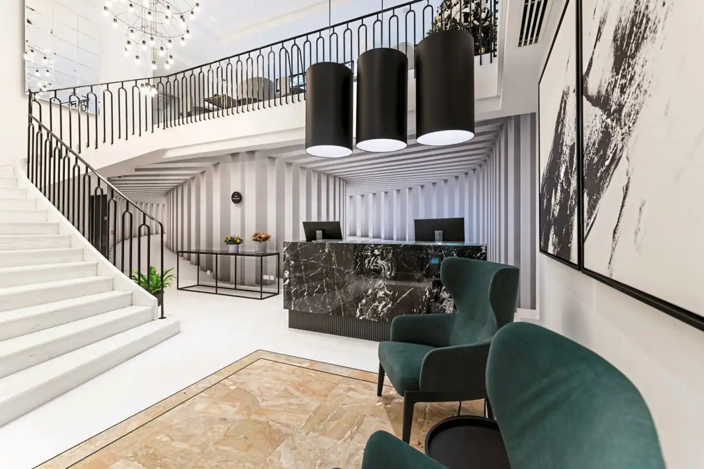 The Embassy Valletta Hotel Lobby