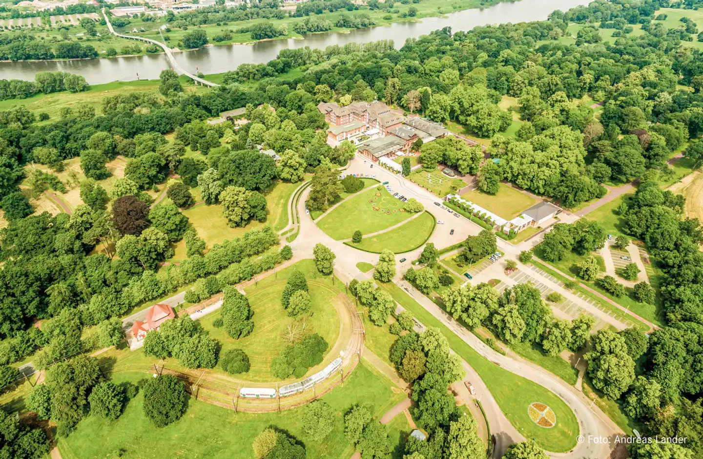 Dorint Herrenkrug Parkhotel Magdeburg Landschaft