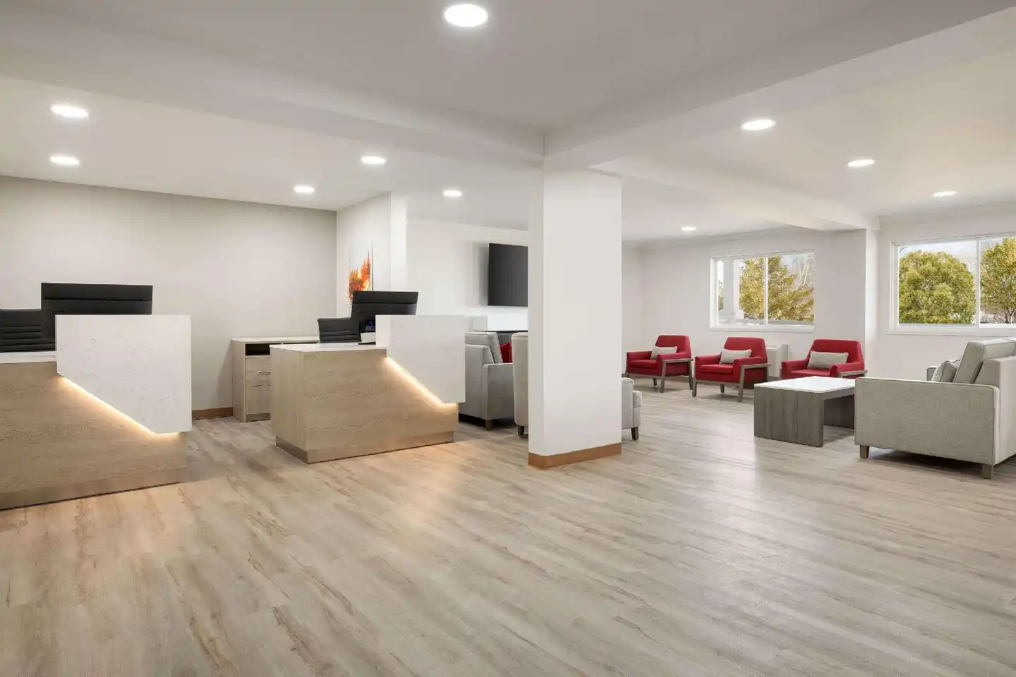 Ramada by Wyndham Miramichi New Brunswick Lobby