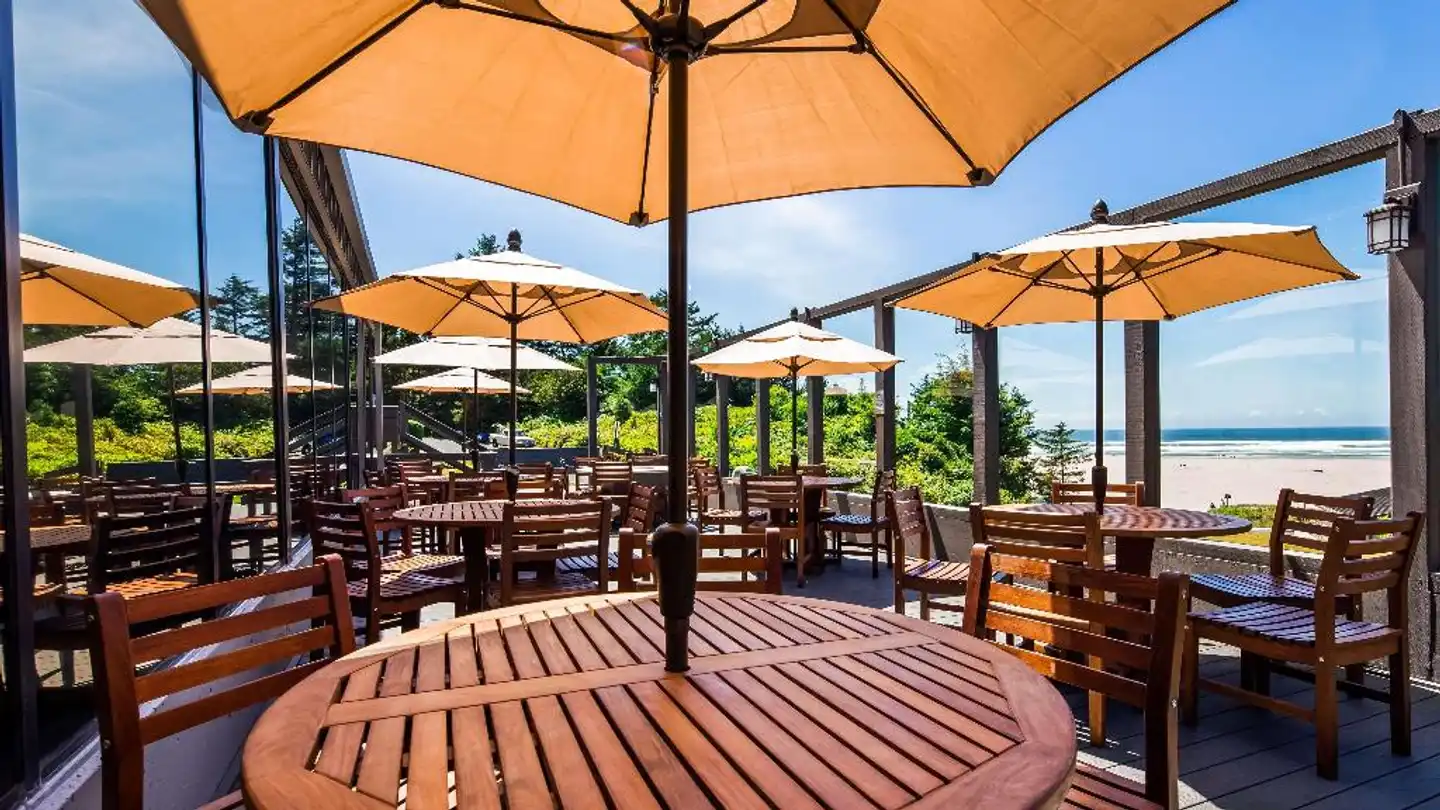 Best Western Agate Beach Inn Terrasse