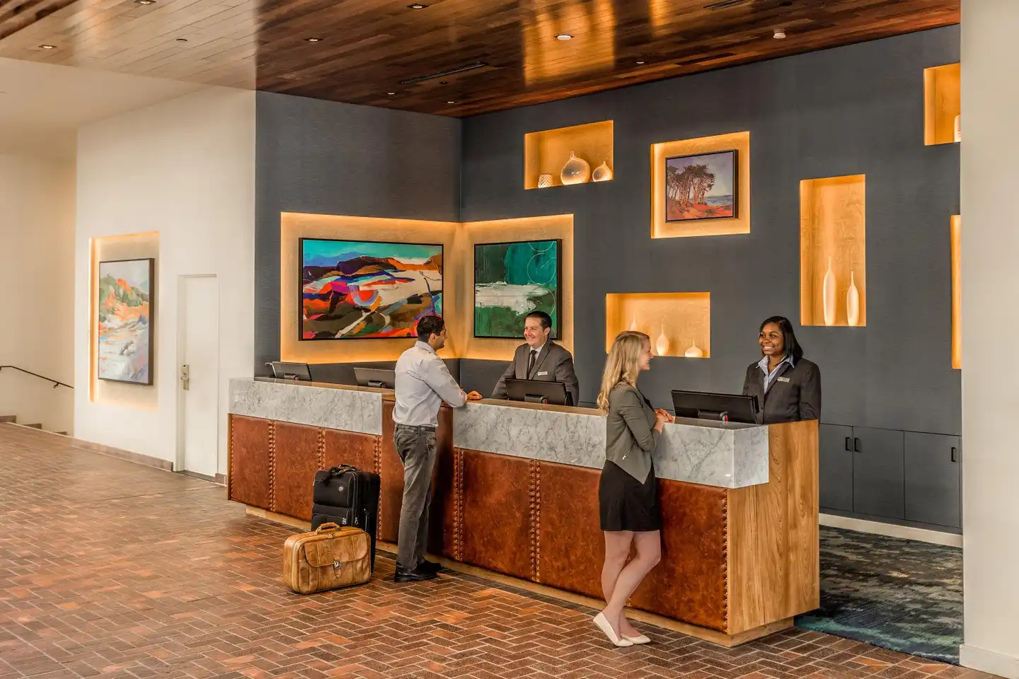 Portola Hotel & Spa at Monterey Bay Lobby