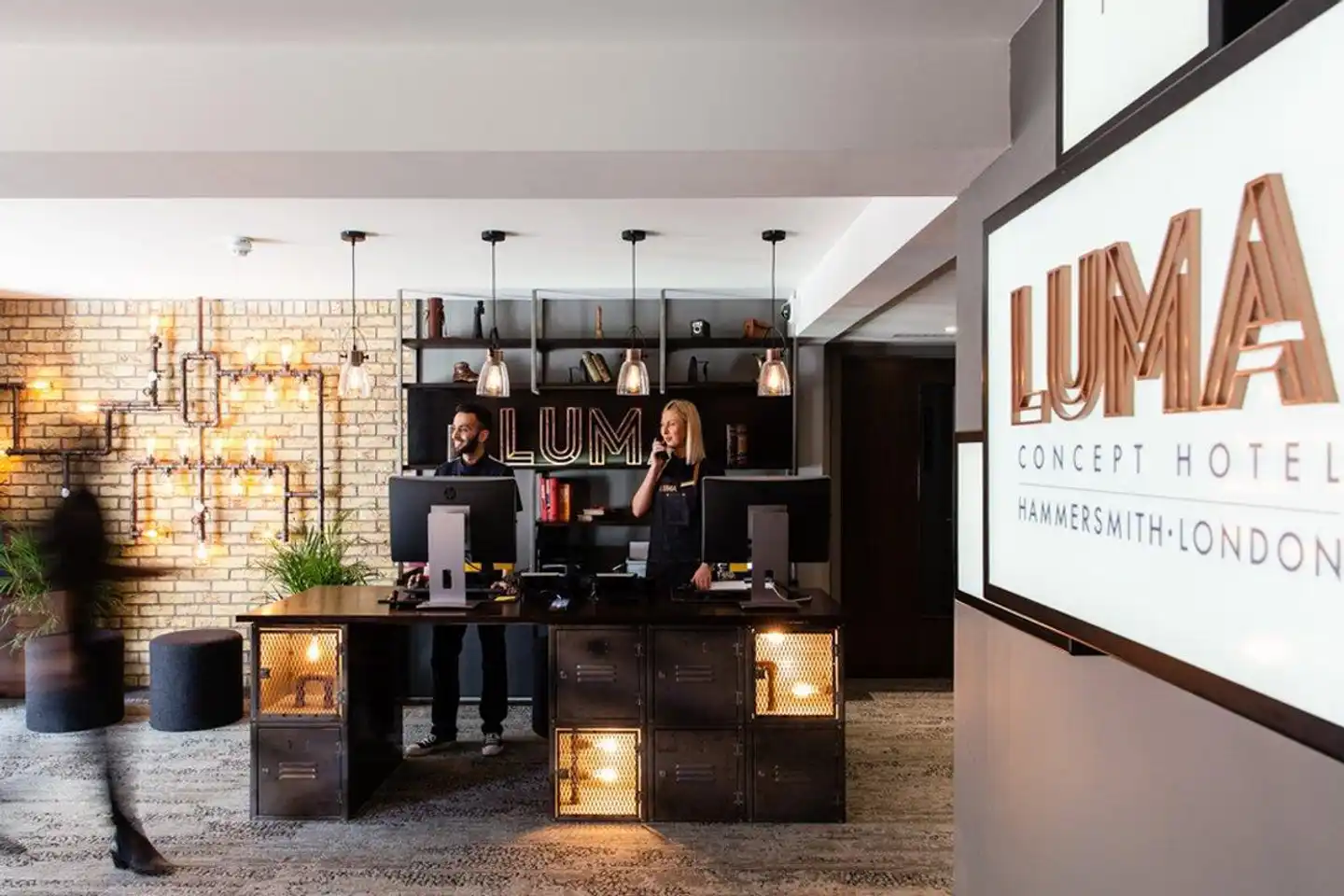 LUMA Concept Hotel Hammersmith Lobby