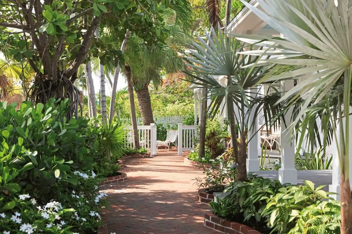 Lighthouse Hotel Key West Garten